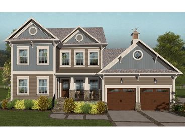Unique Country House Plan, 007H-0147