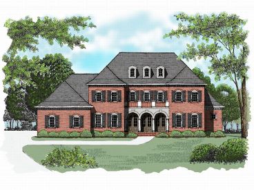 Colonial Home Plan, 029H-0050