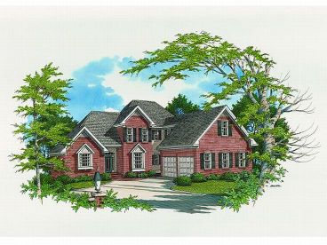 Two-Story House Plan, 030H-0055