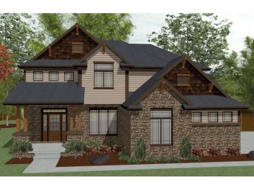 Two-Story House Plan, 031H-0221