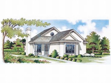 Vacation House Plan, 021H-0004