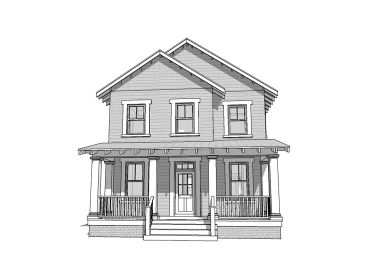 Two-Story House Plan, 052H-0098