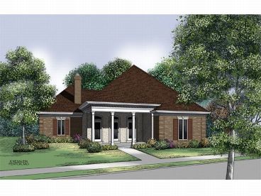 One-Story Home Plan, 021H-0111