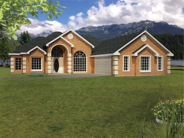 Ranch Home Design, 068H-0006