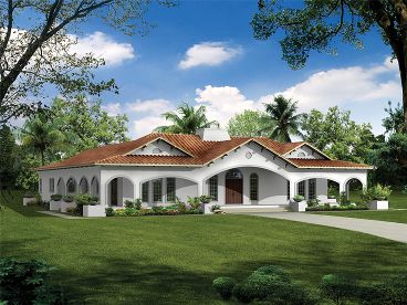 Florida Style House Plan, 057H-0022