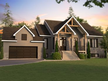 Craftsman House Plan, 027H-0526