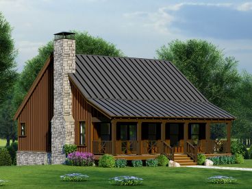 Small Country House Plan, 074H-0254