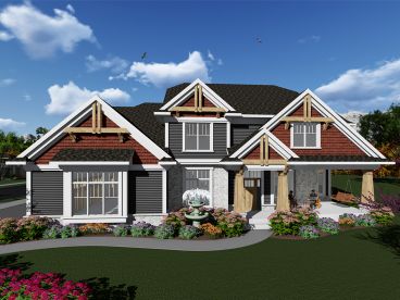Craftsman House Plan, 020H-0417