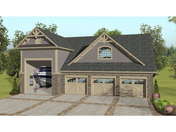 Carriage House Plans | Carriage House Plan with 3-Car ...