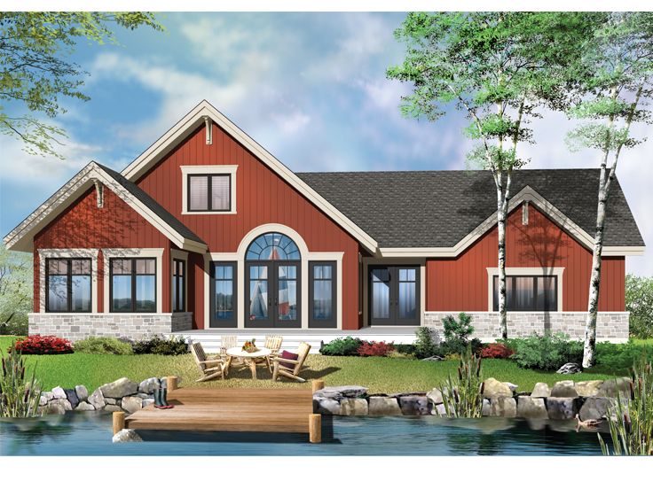 Waterfront Home Plans 2 Story Waterfront House Plan 027h 0351 At