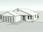 Small Ranch House Plan, 020H-0229
