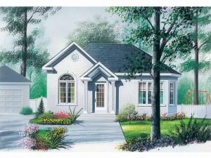 Cottage House Plan 027H-0119