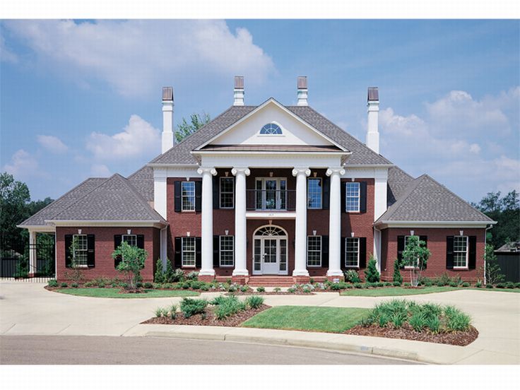 Colonial House Plan 021H-0197