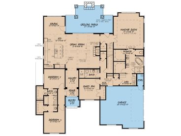 1st Floor Plan, 074H-0035