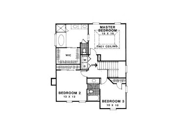2nd Floor Plan, 007H-0054
