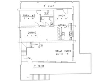 1st Floor Plan, 012L-0063