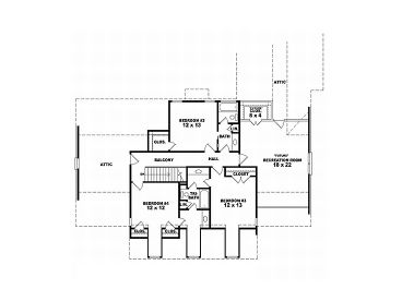2nd Floor Plan, 006H-0096