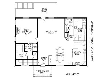 Floor Plan, 062H-0095
