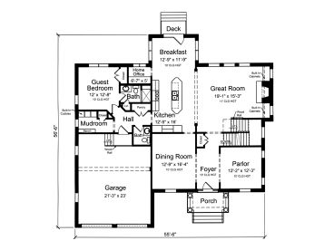 1st Floor Plan, 046H-0095