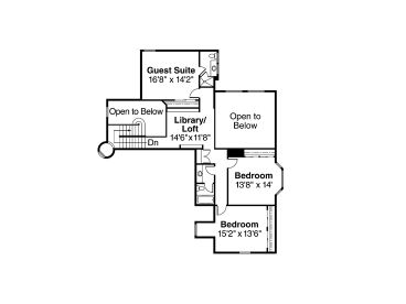 2nd Floor Plan, 051H-0005