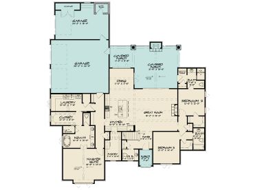 1st Floor Plan, 075H-0034