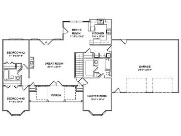 Floor Plan, 048H-0004