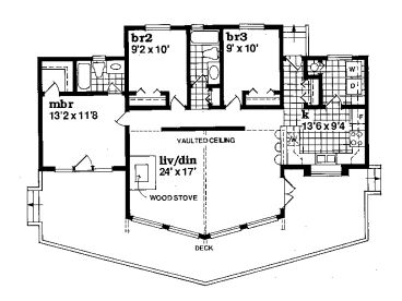 Floor Plan, 057H-0057