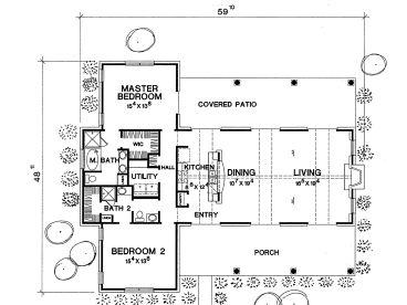 Floor Plan, 036H-0042