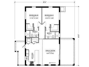 Floor Plan, 070H-0091