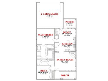 Floor Plan, 073H-0125