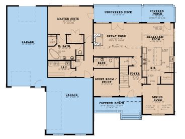 1st Floor Plan, 074H-0183