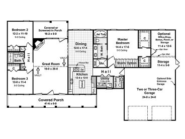 1st Floor Plan, 001H-0056
