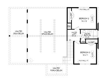 2nd Floor Plan, 062H-0489