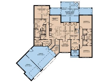 1st Floor Plan, 074H-0103
