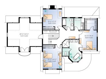 2nd Floor Plan, 027H-0192