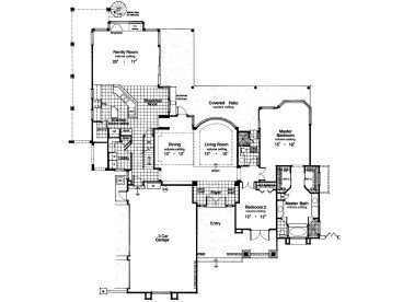 1st Floor Plan, 043H-0169