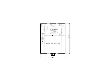2nd Floor Plan, 063H-0215