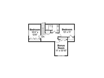 2nd Floor Plan, 051H-0283