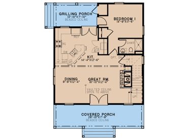 1st Floor Plan, 074H-0171