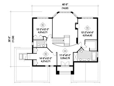 2nd Floor Plan, 072H-0022
