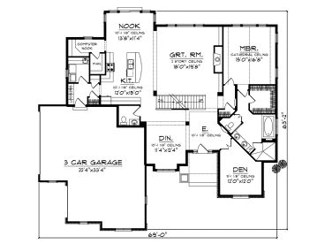 1st Floor Plan, 020H-0268