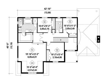 2nd Floor Plan, 072H-0130