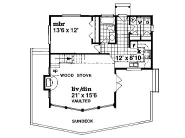 1st Floor Plan, 032H-0051