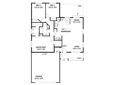 Floor Plan, 013H-0069