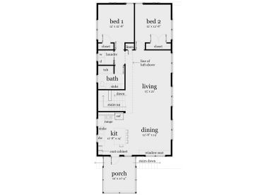 1st Floor Plan, 052H-0087