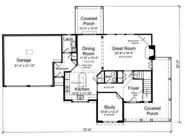1st Floor Plan, 046H-0079