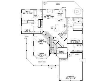 Floor Plan, 013H-0012
