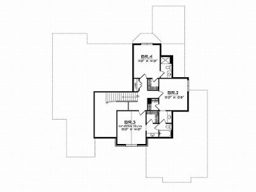 2nd Floor Plan, 020H-0070