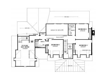 2nd Floor Plan, 063H-0197