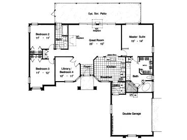 Floor Plan, 043H-0044